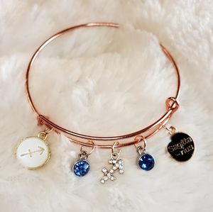 AVAILABLE IN ANY Zodiac          Charm Bracelet - Sagittarius